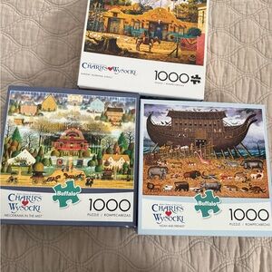 Charles Wysocki 1000 Piece Puzzle. Any 3 puzzles for $10